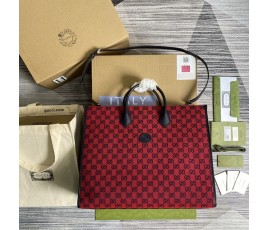 구찌 GUCCI GG 로고 라지 토트 백