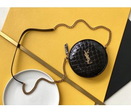 세인트로랑 YSL 퀼팅 라운드 탬버린백