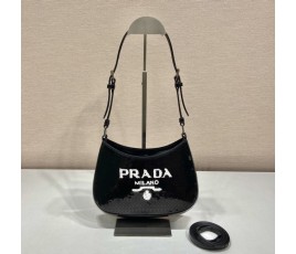 프라다 PRADA 클레오 시퀸 호보 백