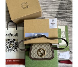 구찌 GUCCI 모노그램 코팅캔버스 벨트 백