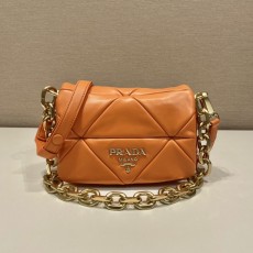 프라다 PRADA 시스템 나파 숄더백