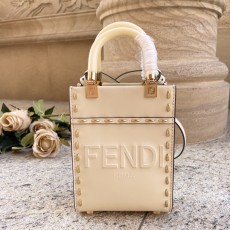 펜디 FENDI 미니 선샤인 쇼퍼 토트 백